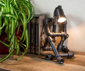 Handmade Metal Robot Lamp